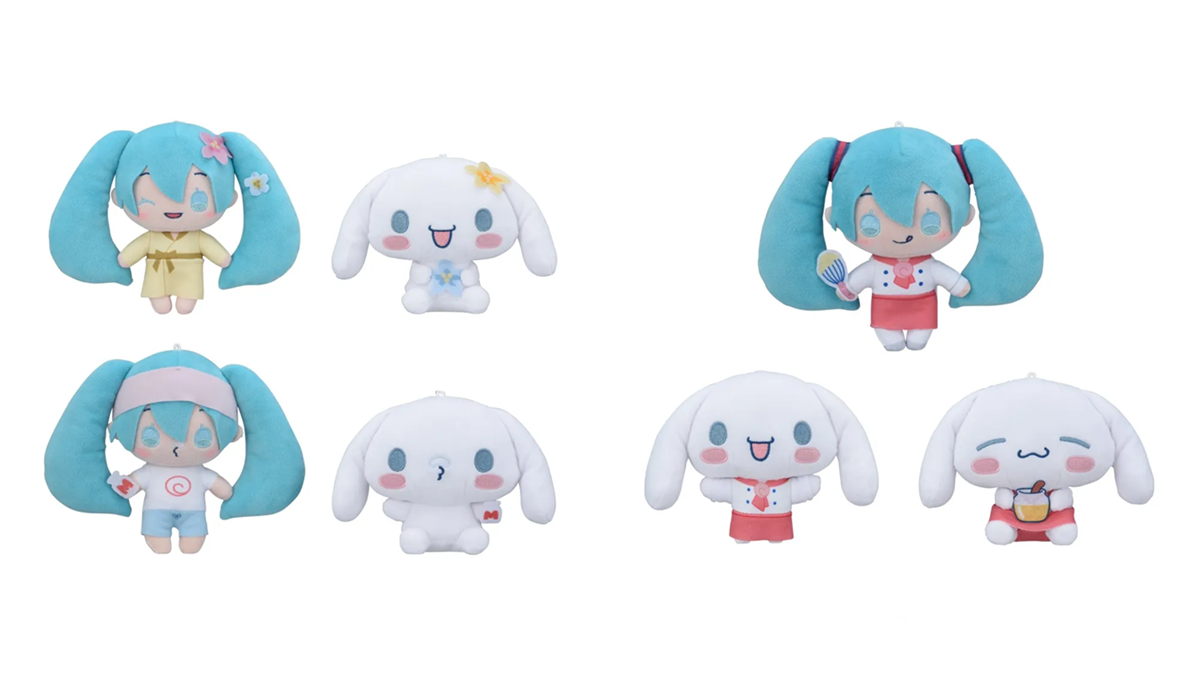 Sega Claw Machines Get Hatsune Miku Cinnamoroll Plush