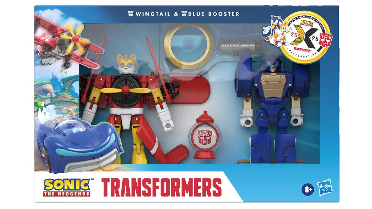 Sonic the Hedgehog and Tails Become Transformers Toys