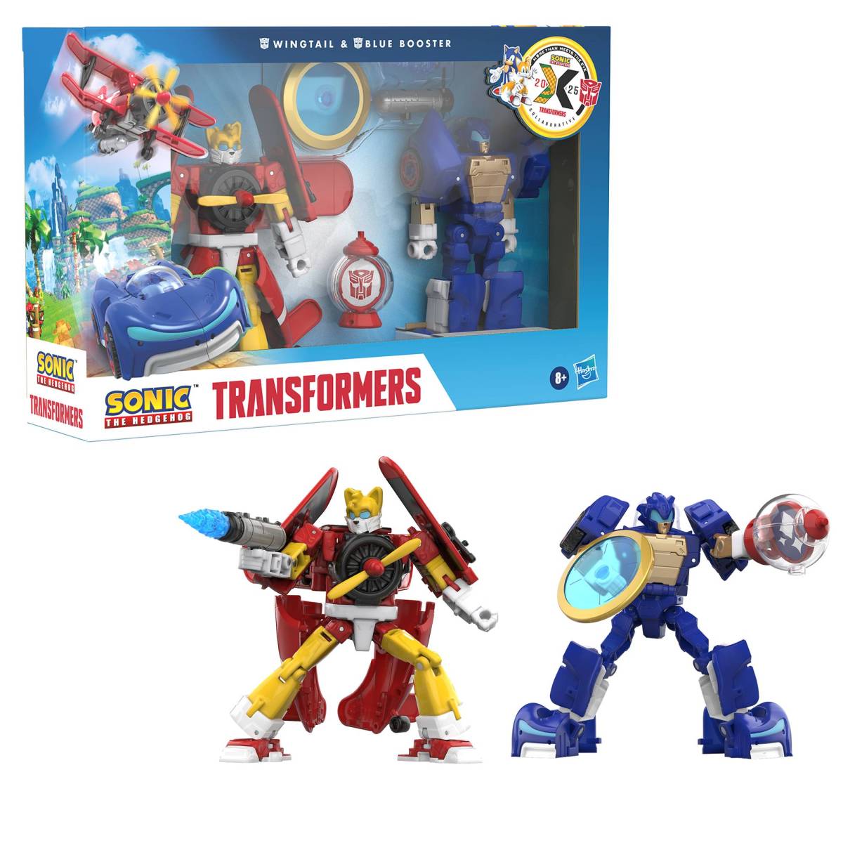 Sonic the Hedgehog and Tails Become Transformers Toys