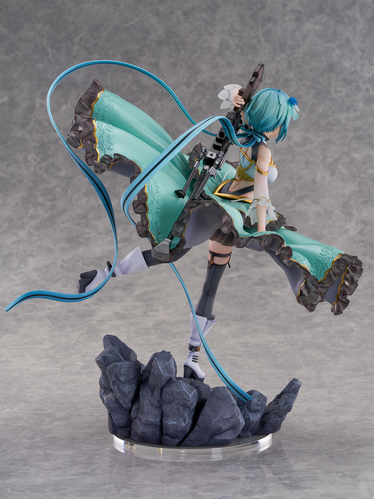 Sword Art Online SAO Sinon Crystal Dress figure - back