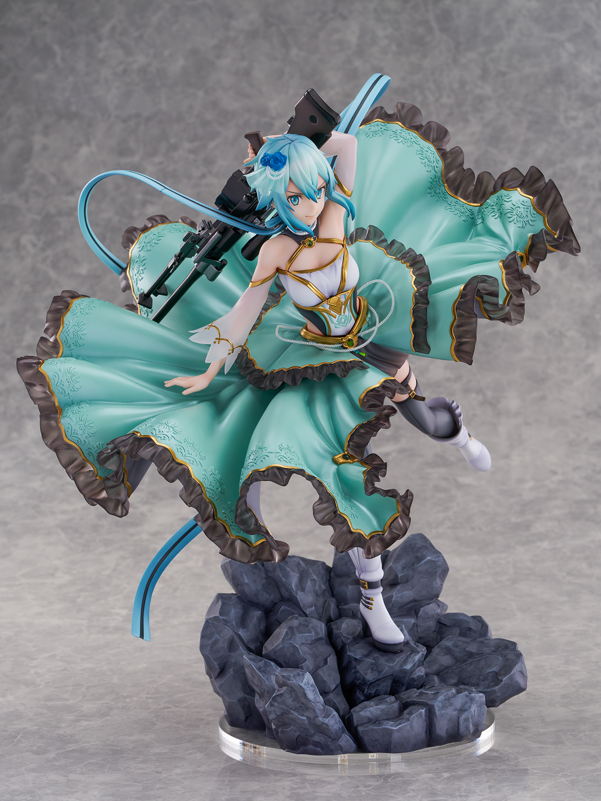 Sword Art Online SAO Sinon Crystal Dress figure - front right