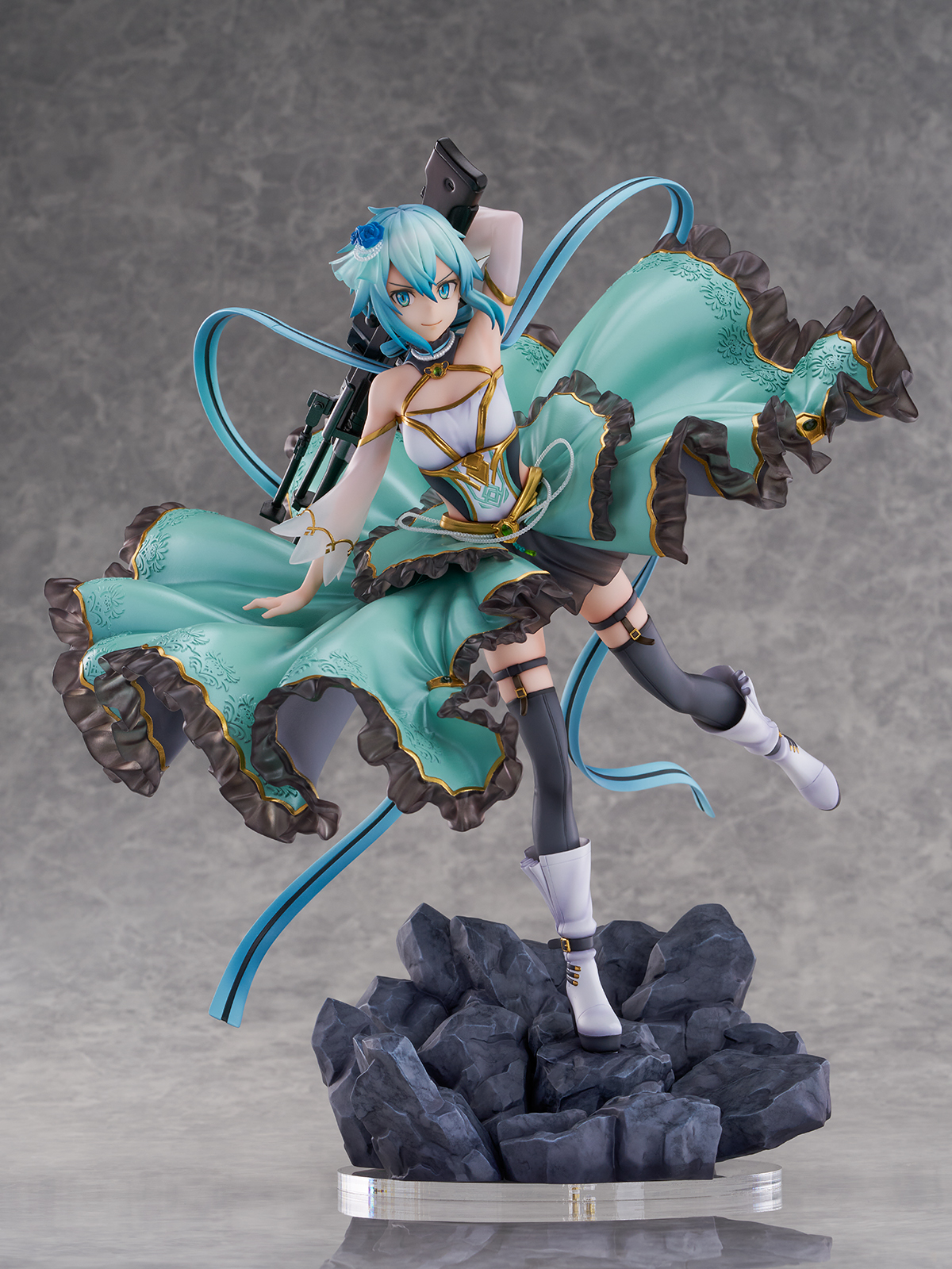 Sword Art Online SAO Sinon Crystal Dress figure - front