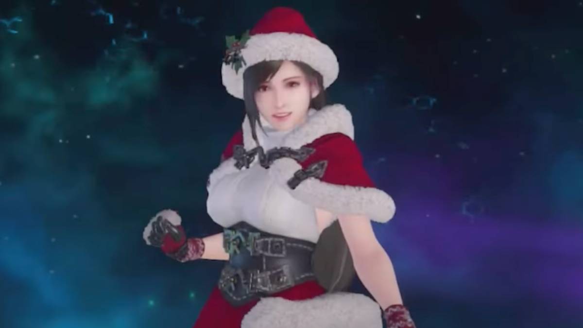 Updated Santa Tifa Returns to FFVII Ever Crisis for Christmas