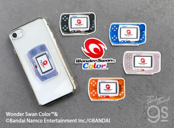 WonderSwan Color 25th Anniversary stickers