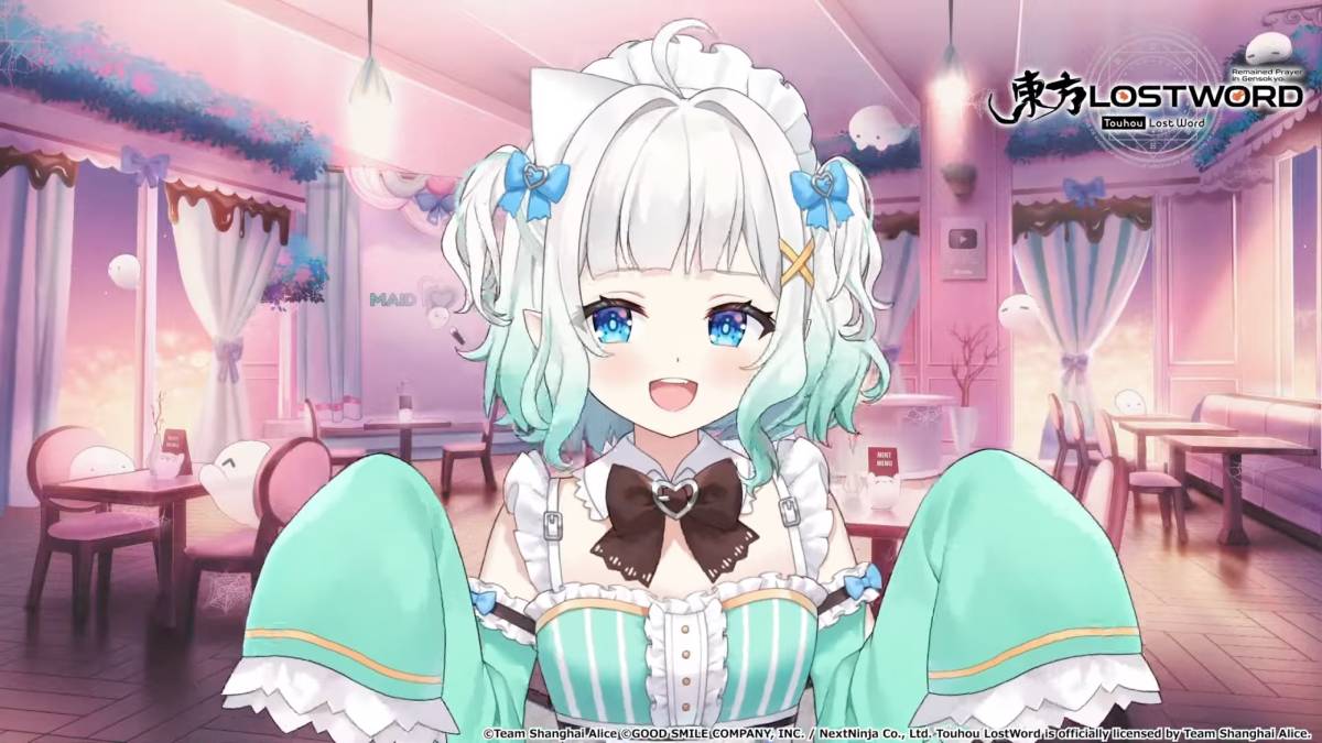 A Touhou LostWord event involving Vtuber Mint Fantome is live now, and it features her singing a cover song for the game.