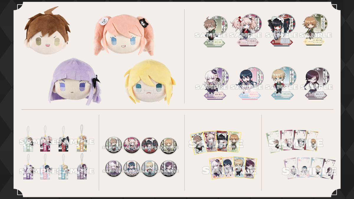 Danganronpa chibi character merchandise by Fanthful