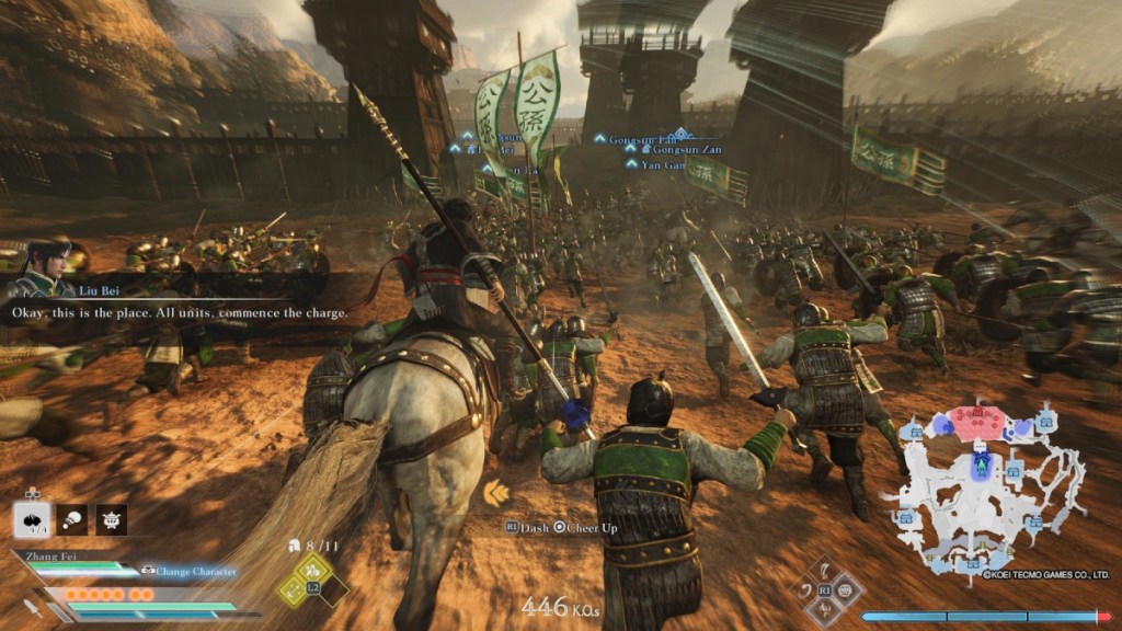 Dynasty Warriors Origins - Large army march