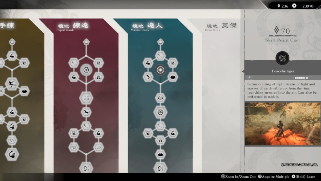 Dynasty Warriors Origins review - RPG-like skill tree