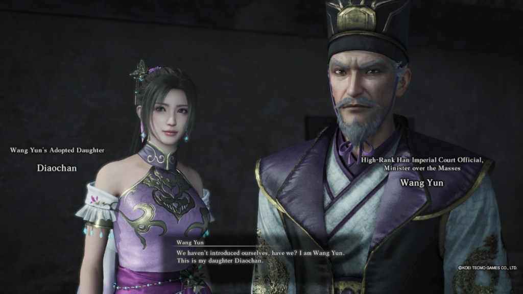 Dynasty Warriors Origins semi-unique officers - Wang Yun