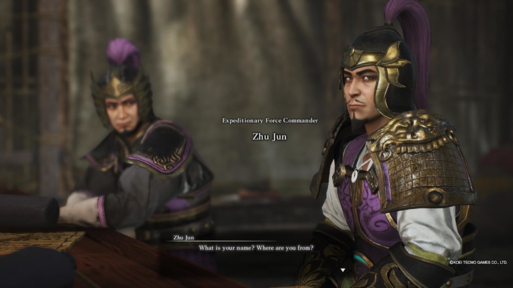 Dynasty Warriors Origins semi-unique officers - Zhu Jun and Huangfu Song