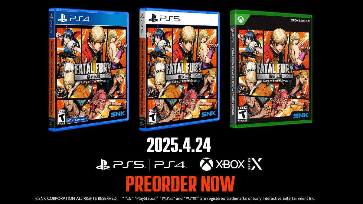 Fatal Fury: City of the Wolves Pre-Order and Editions Appear