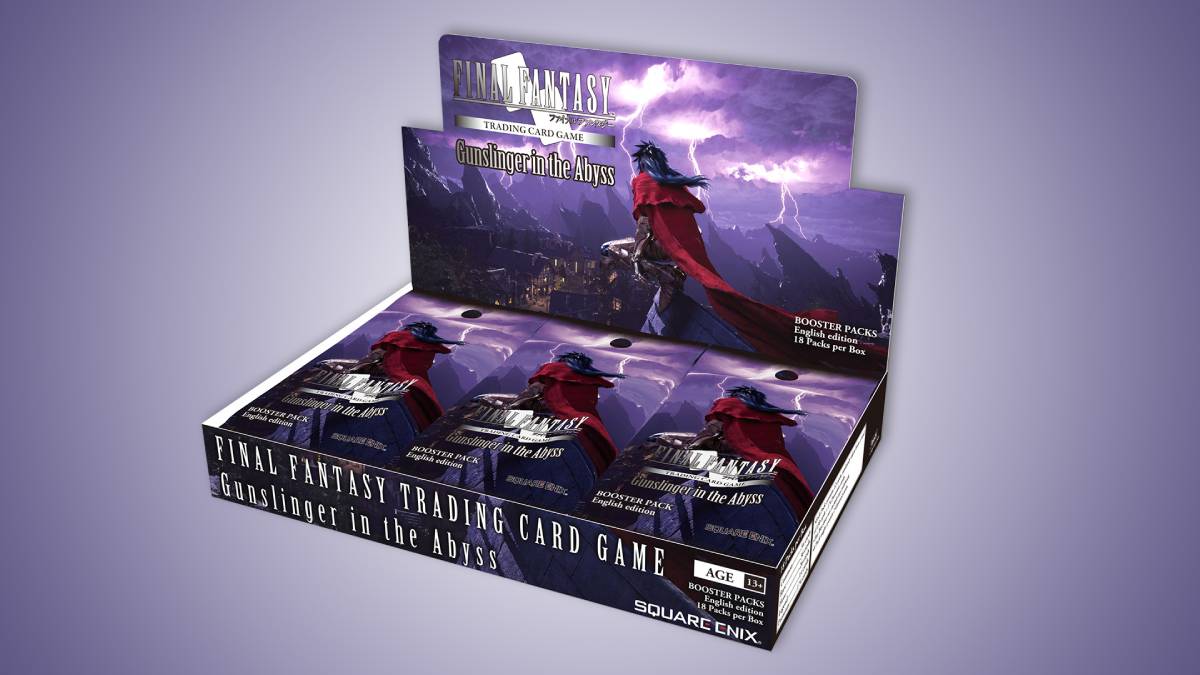 The Final Fantasy TCG Gunslinger in the Abyss set is on the way and features Vincent Valentine from FFVII.