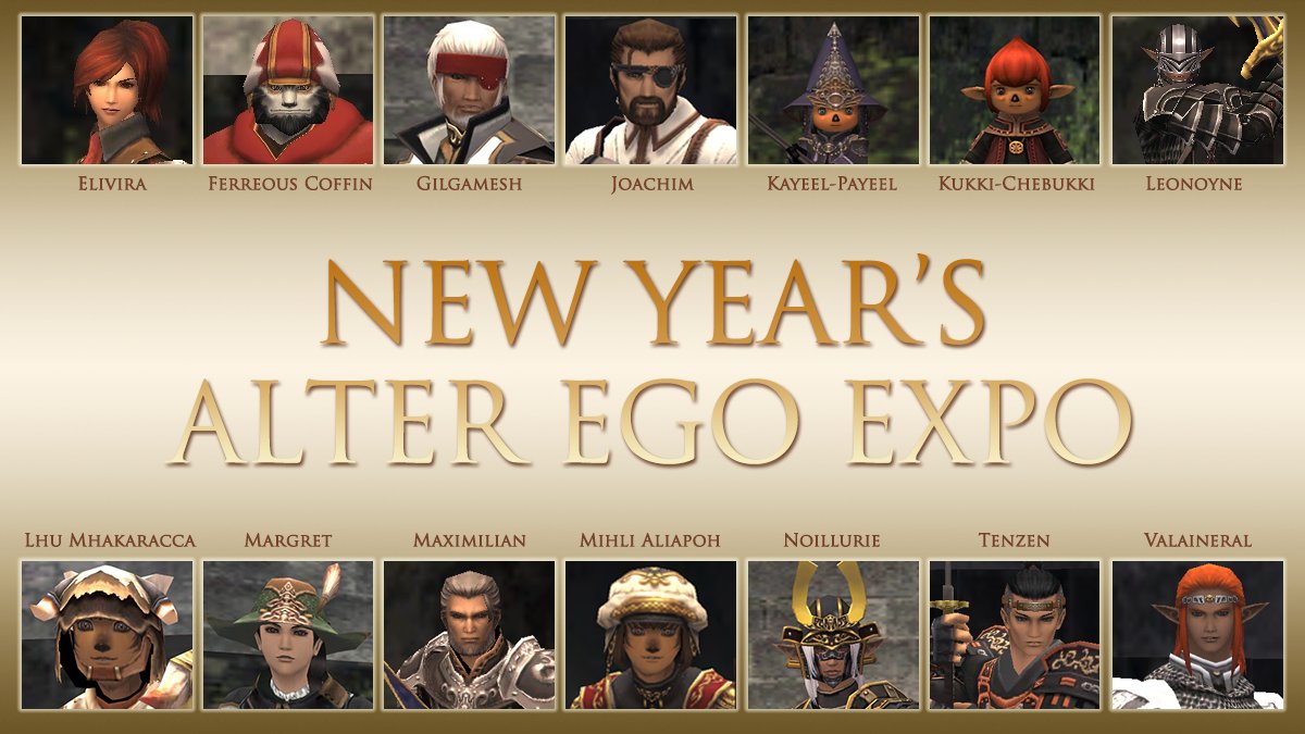 See the FFXI New Year’s Alter Ego Expo 2025 Characters