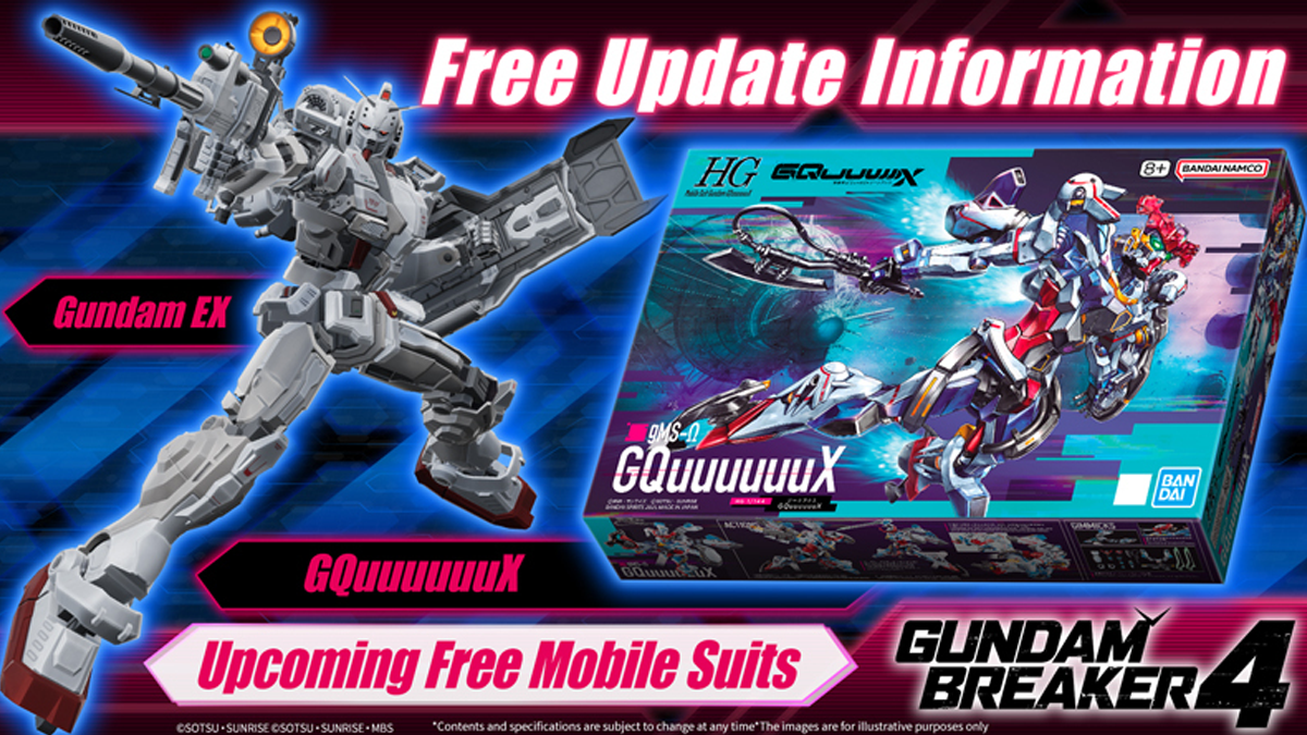 Gundam Breaker 4 Update Adds GQuuuuuuX