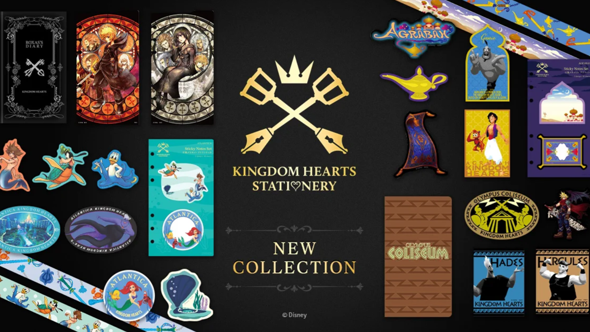 kingdom hearts stationery header