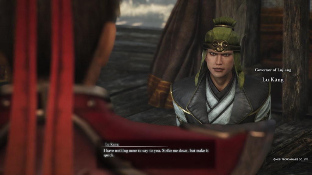 Lu Xun granduncle Lu Kang appears in Dynasty Warriors Origins dynasty warriors origins characters