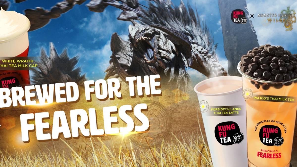 Monster Hunter Wilds Kung Fu Tea Promotion Begins