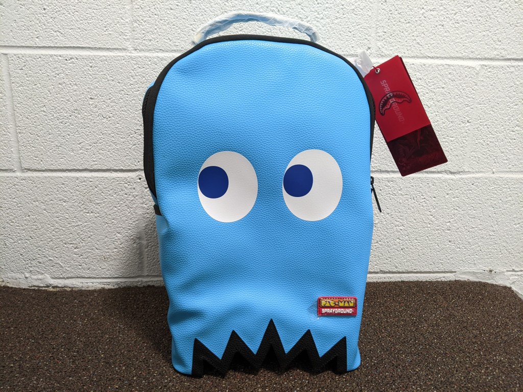 Pac-Man Sprayground Ghost Gang Mystery Backpack Feels Substantial
