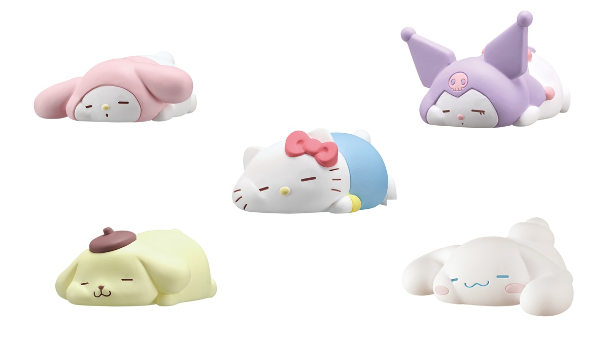 sanrio sleeping mascots takara tomy