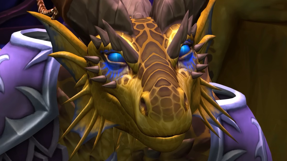 Sarkareth in the Aberrus finale cutscene in WoW