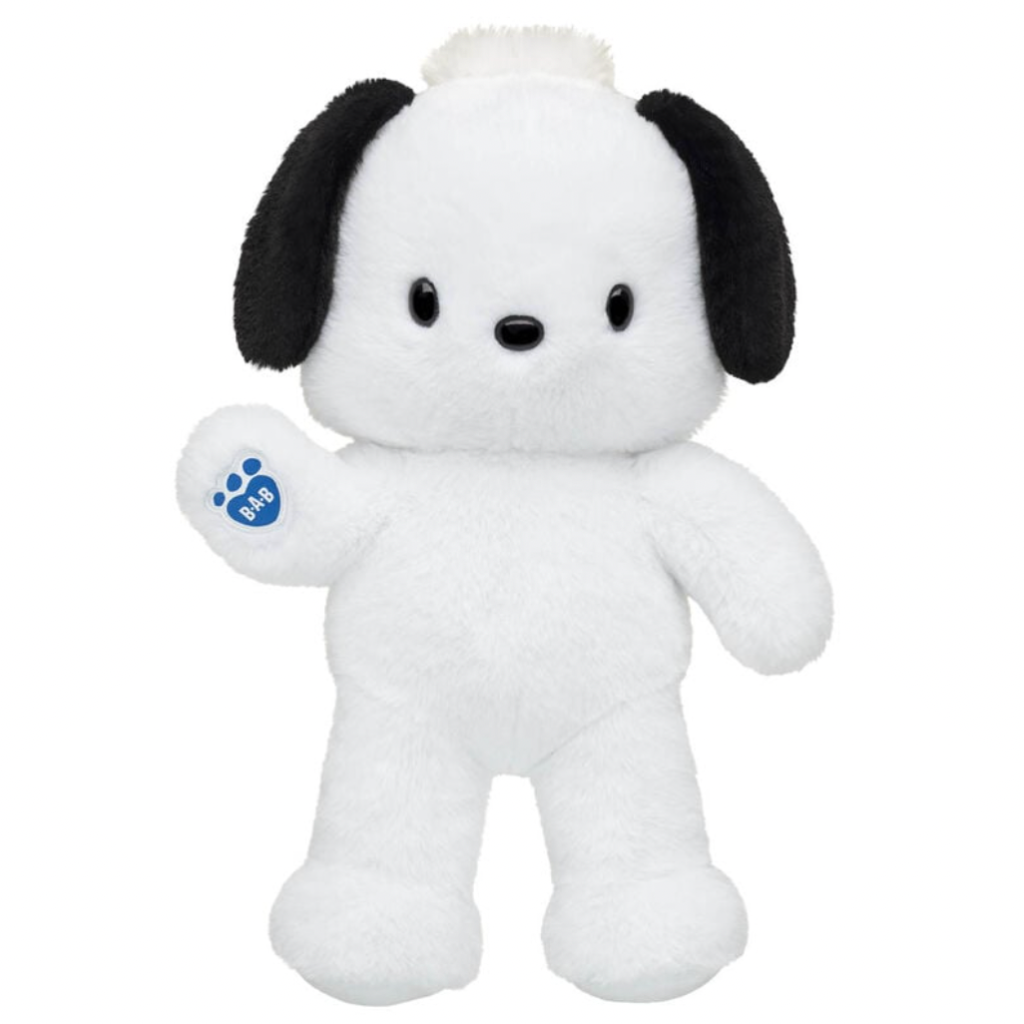 Pochacco Plush Returns to Build-a-Bear Sanrio stuffed animal