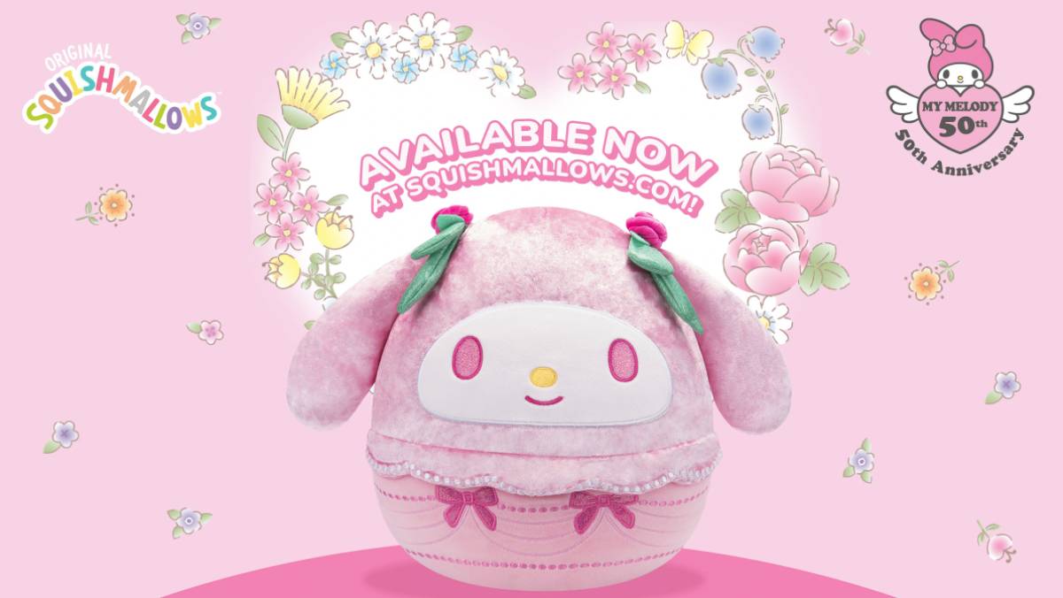 See the 50th Anniversary My Melody Squishmallow