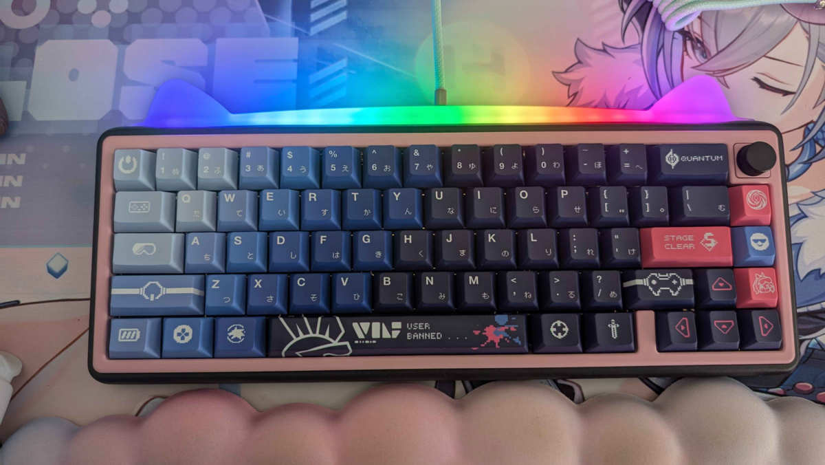 hyte silver wolf keycaps honkai star rail