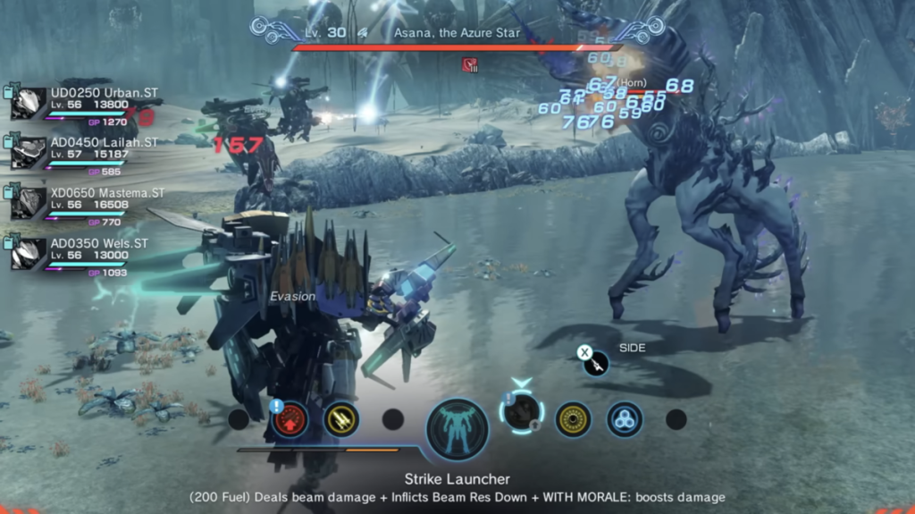 Skells do battle in Xenoblade chronicles X