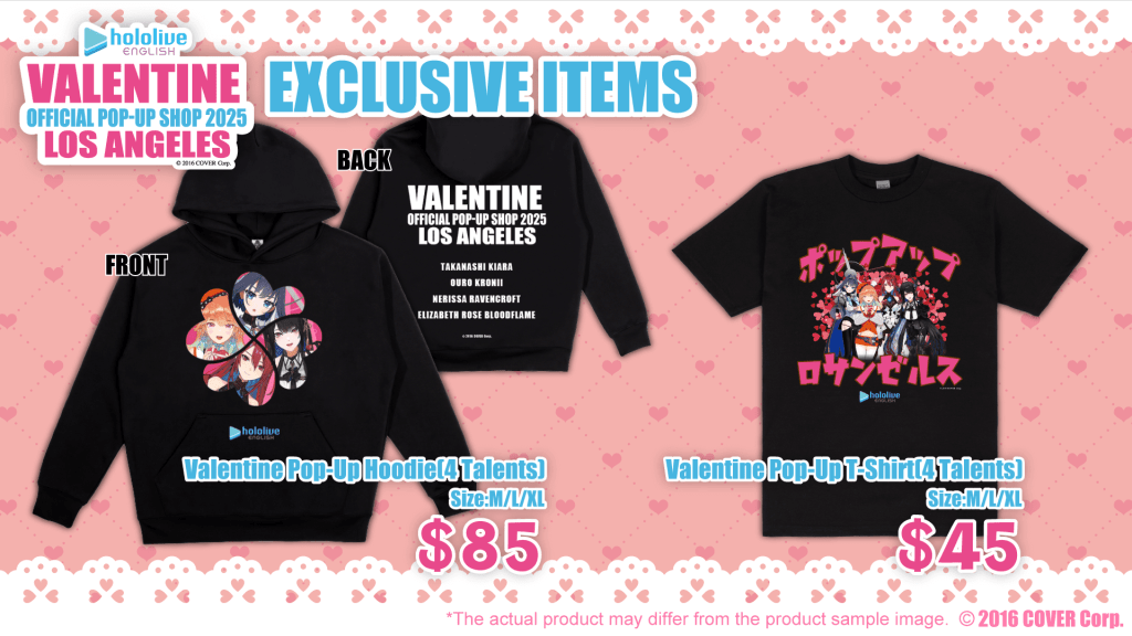 Hololive Valentine Vtuber Pop-Up Shop Opens in LA