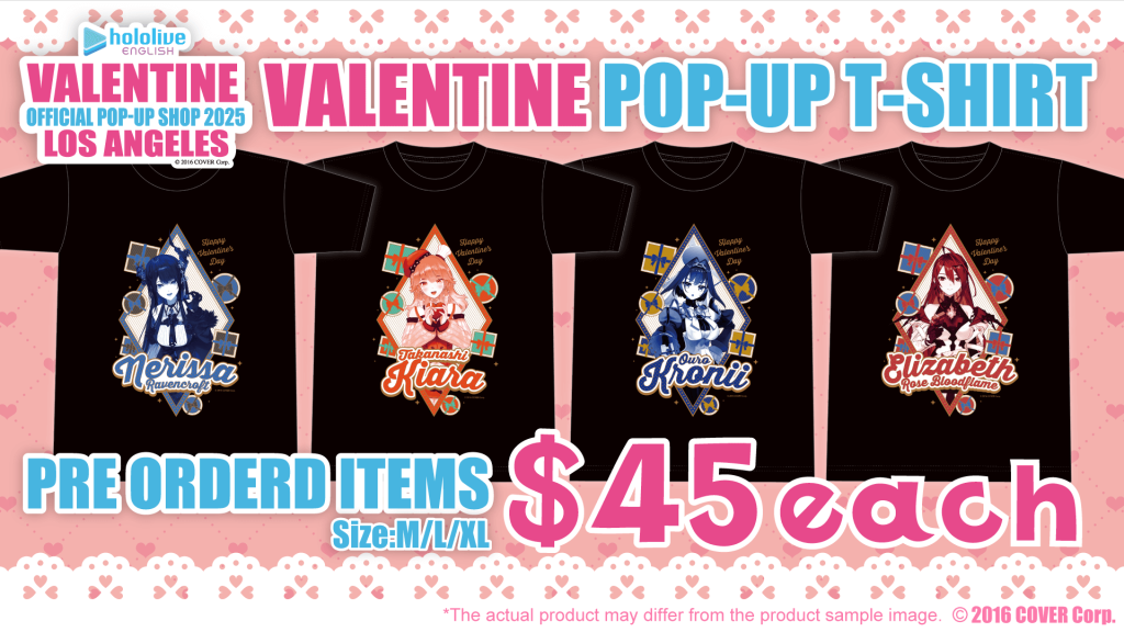 Hololive Valentine Vtuber Pop-Up Shop Opens in LA