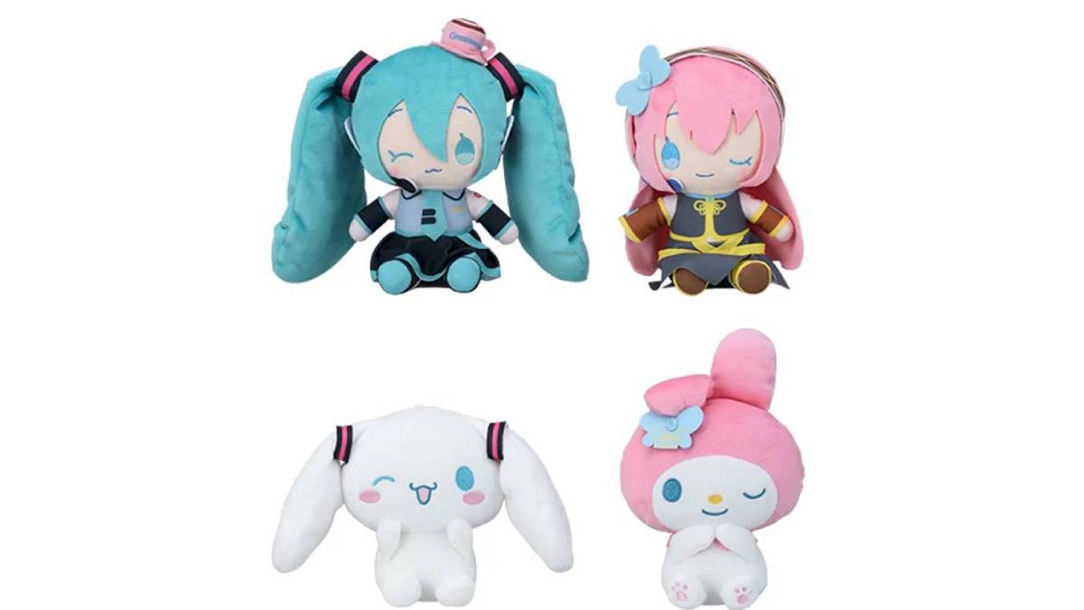 Hatsune Miku and Vocaloid Sanrio Character Plush Heading to Arcades