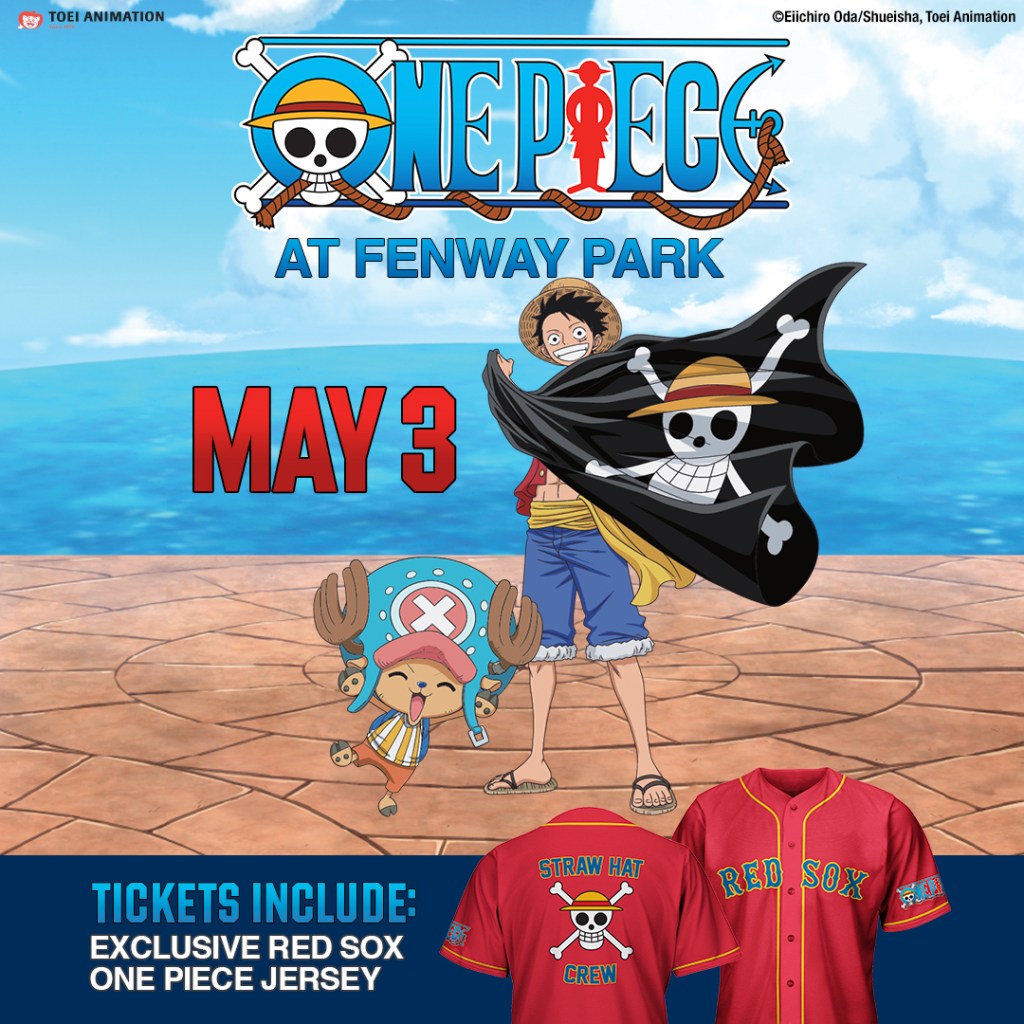 Next One Piece Night Baseball Event Is a Red Sox Game in Boston fenway