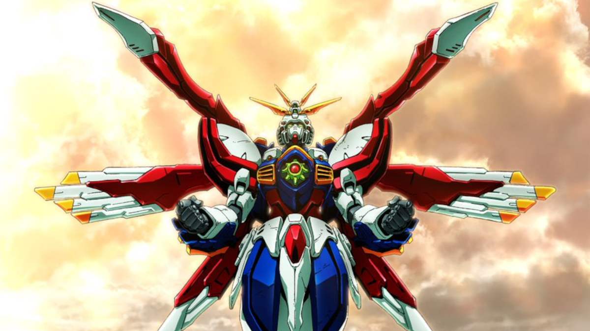 See Domon, Rain, and God Gundam 12 Years After G Gundam