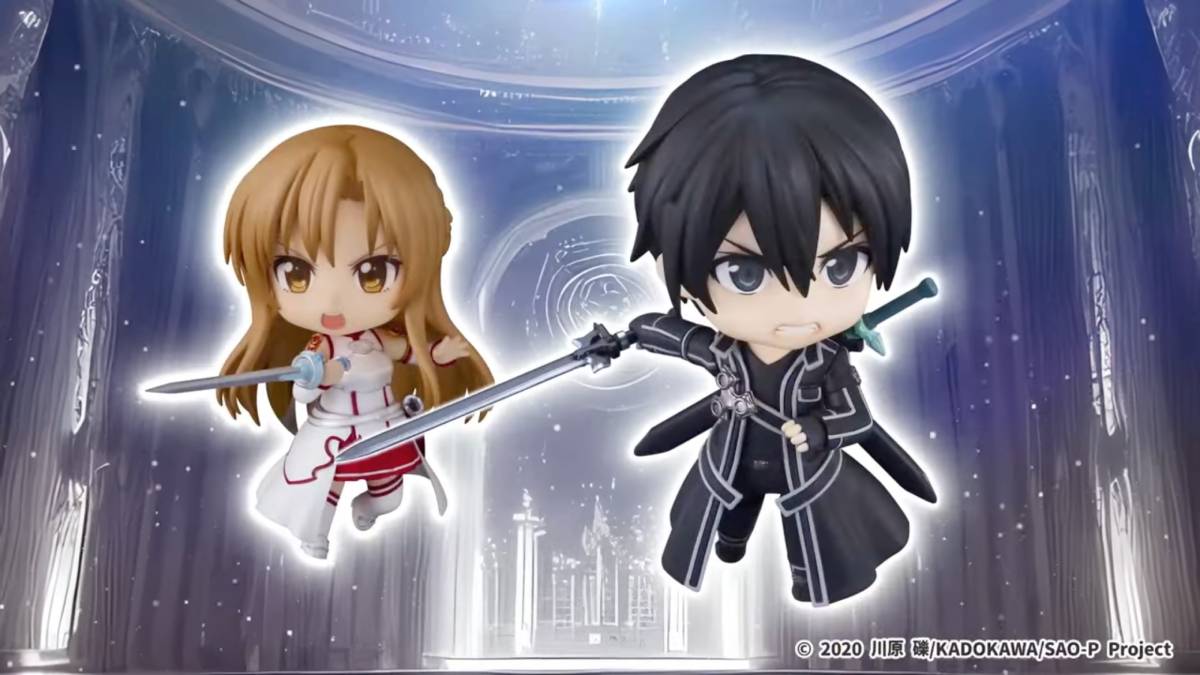 See 2.0 Sword Art Online Kirito and Asuna Nendoroids