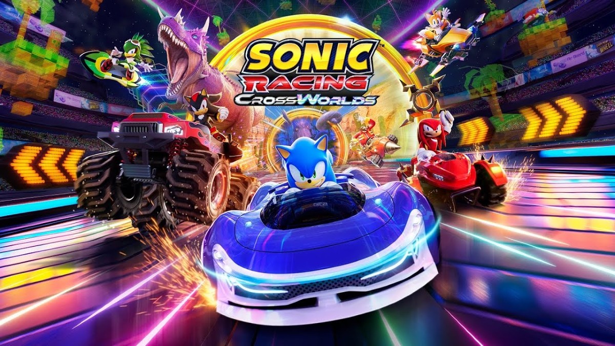 Sonic Racing CrossWorlds Key Art with logo