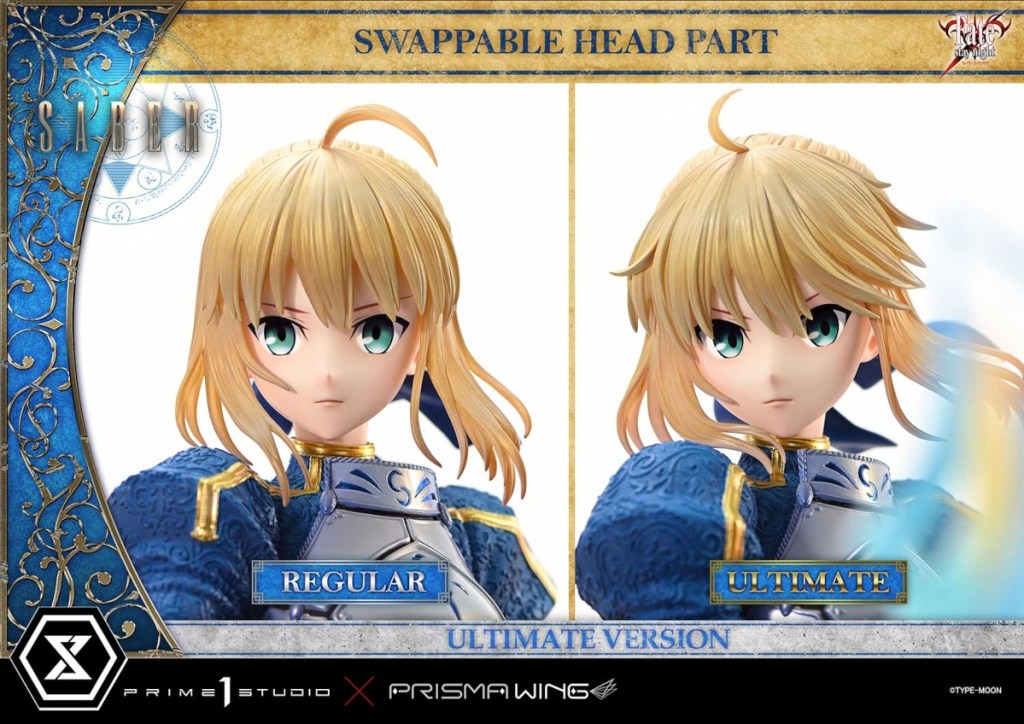 Fate stay night Saber 1-4 scale statue - Ultimate version has exclusive bonus head part