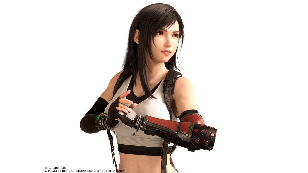 FFVII Rebirth Tifa Character Model Pose Explained