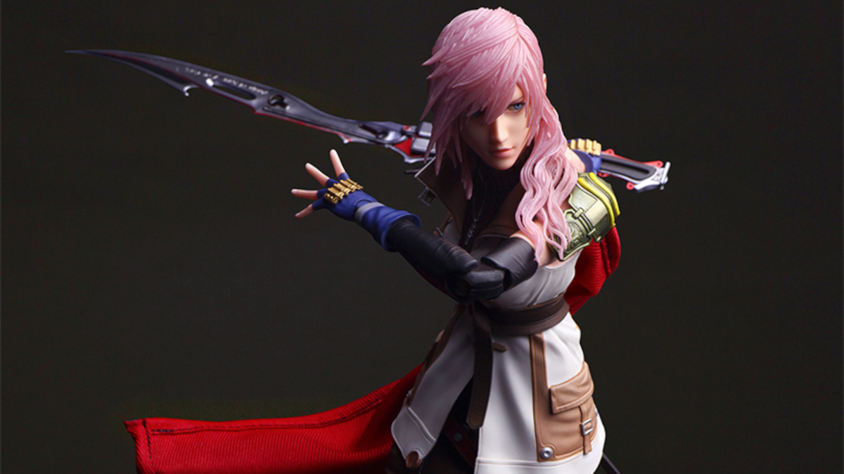 Final Fantasy XIII Lightning Play Arts Shin action figure