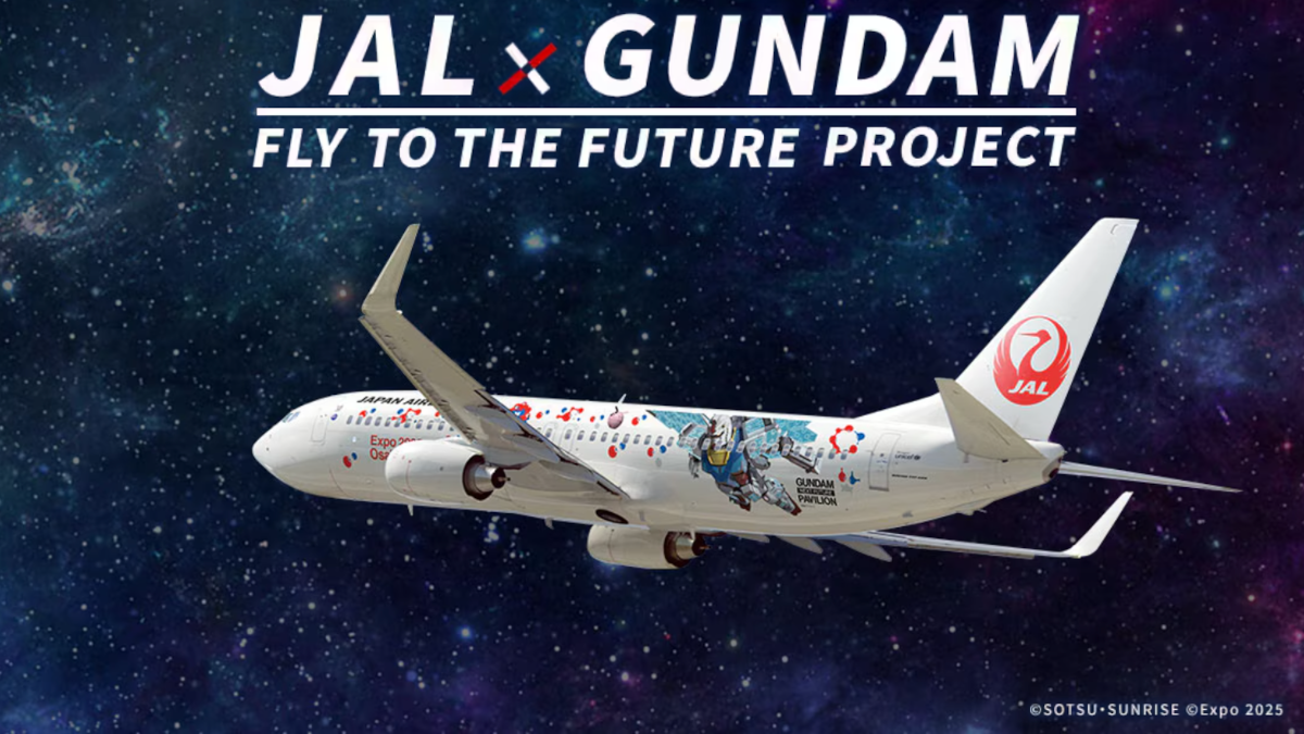 Japan Airlines Reveals Gundam Crossover Livery and Model Kit