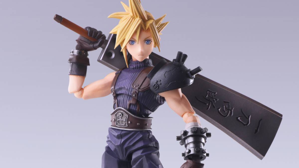 New FFVII Bring Arts Cloud Figure Wields Hardedge Sword