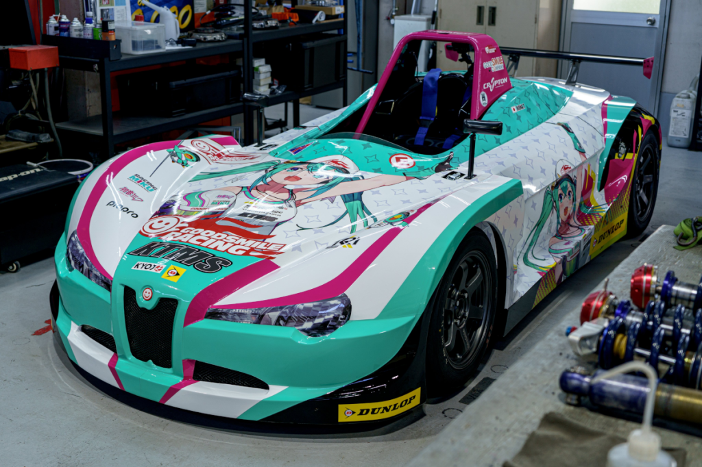 Racing Miku Kyojo Vita 2025 racecar livery