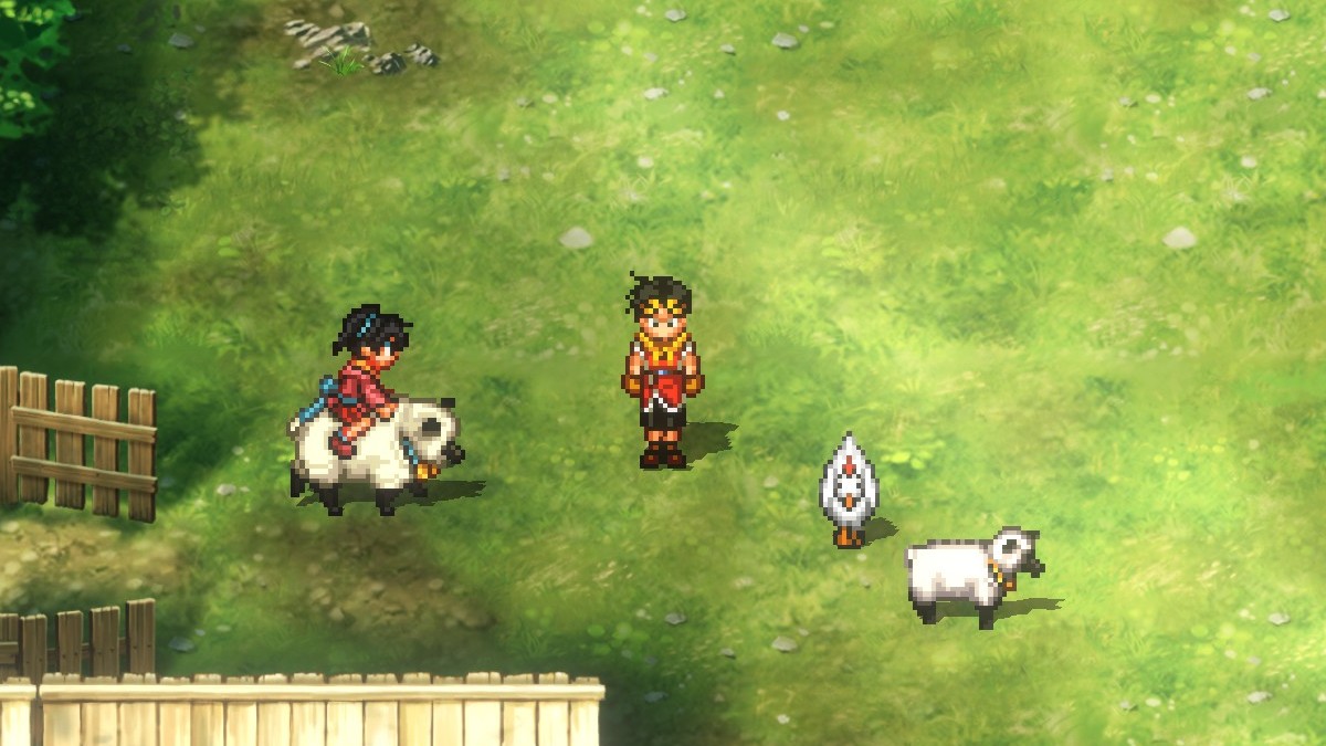 Yuzu in the ranch in Suikoden 2